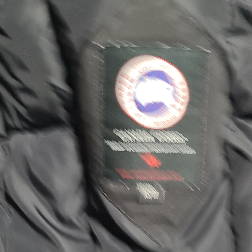 Canada Goose Black Parka with Fur Trim - Picture 14 of 16